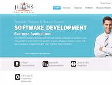 Tablet Screenshot of jhunsinfotech.com